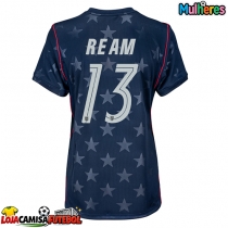 Camisa de Futebol Estados Unidos Tim Ream #13 Equipamento Secundário Mulheres Mundo 2026 Manga Curta